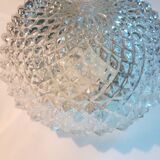 Cast glass ceiling lamp