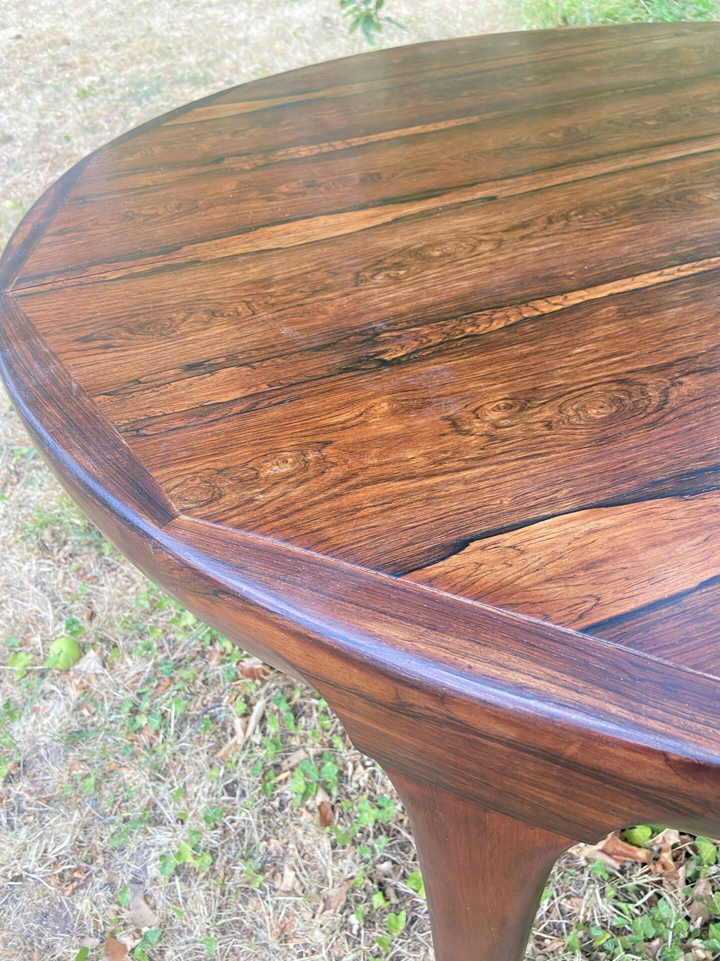 Table à manger scandinave palissandre de Rio
