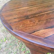 Scandinavian dining table in Rio rosewood.