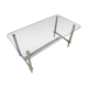 Table basse verre fumé vers 1970
