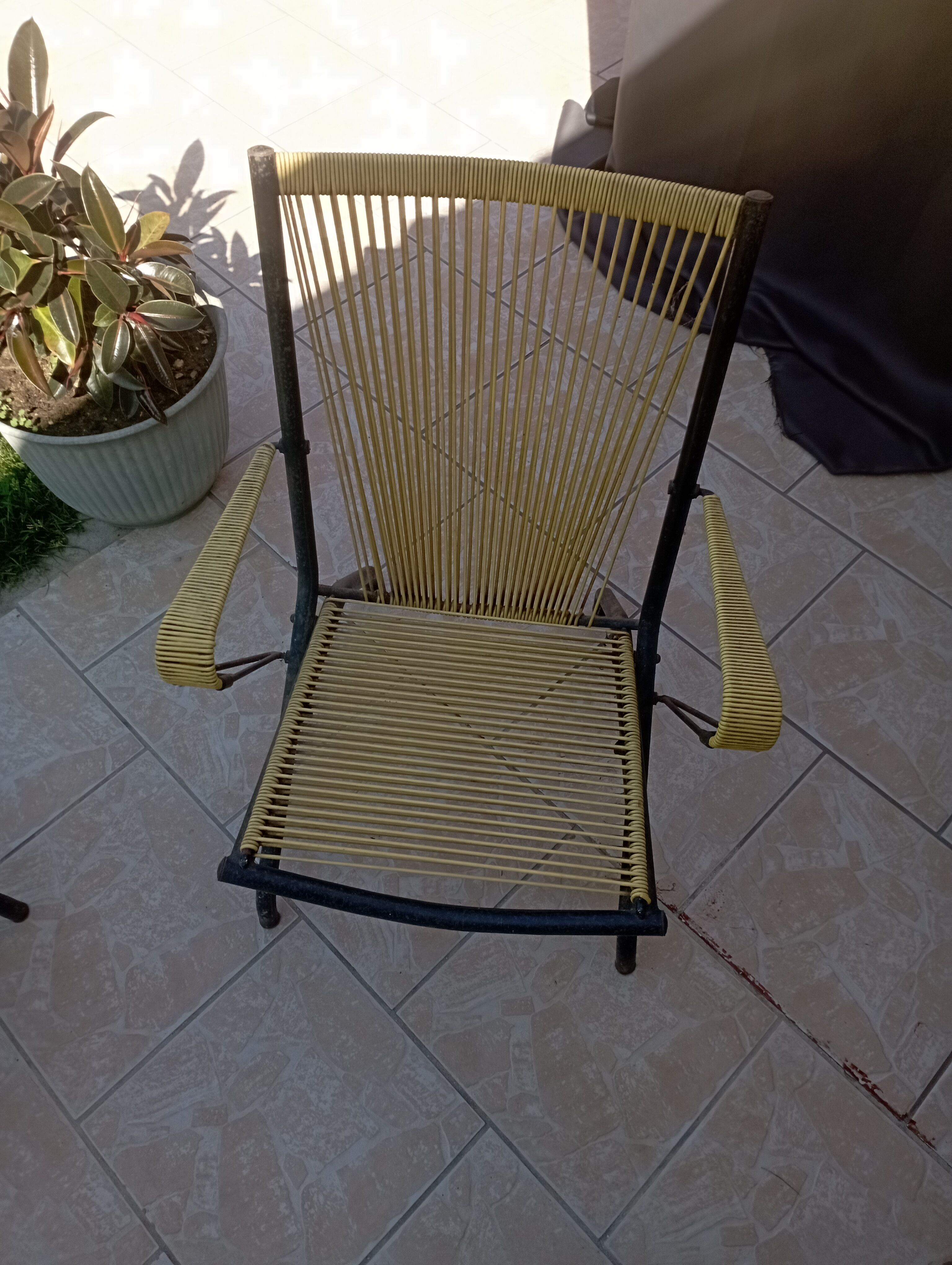 Scoubidou garden armchairs