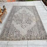Vintage Turkish Grey Rug sku420