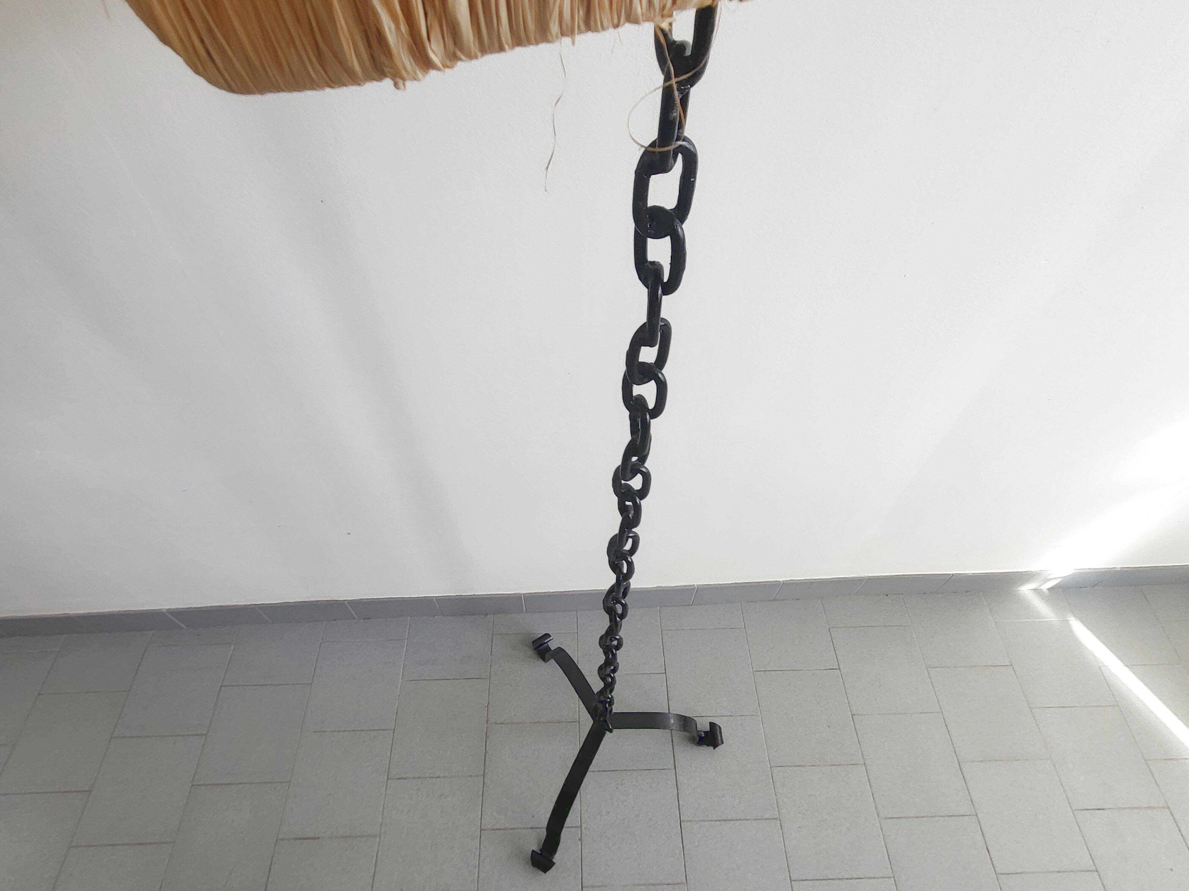 Vintage chain floor lamp 1970