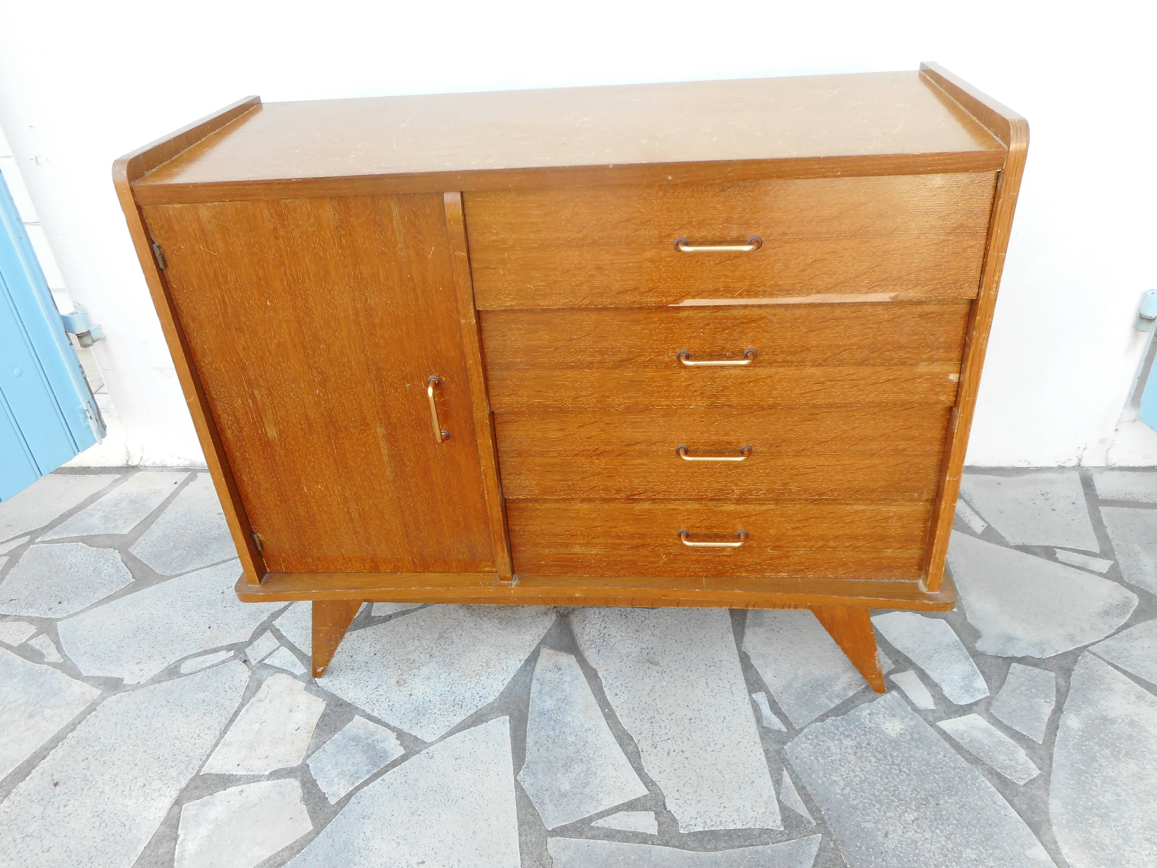Chest of drawers 1port 4tiroirs