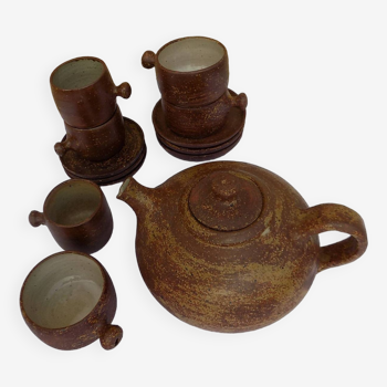 13 piece stoneware coffee/tea set