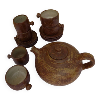 13 piece stoneware coffee/tea set