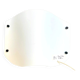 White acrylic table lamp Vela by Samuel Parker