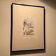 Watercolor Notre Dame de Paris signed year 90