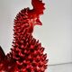 Vintage Behrend ceramic hen, 1960s, Italy, XL
