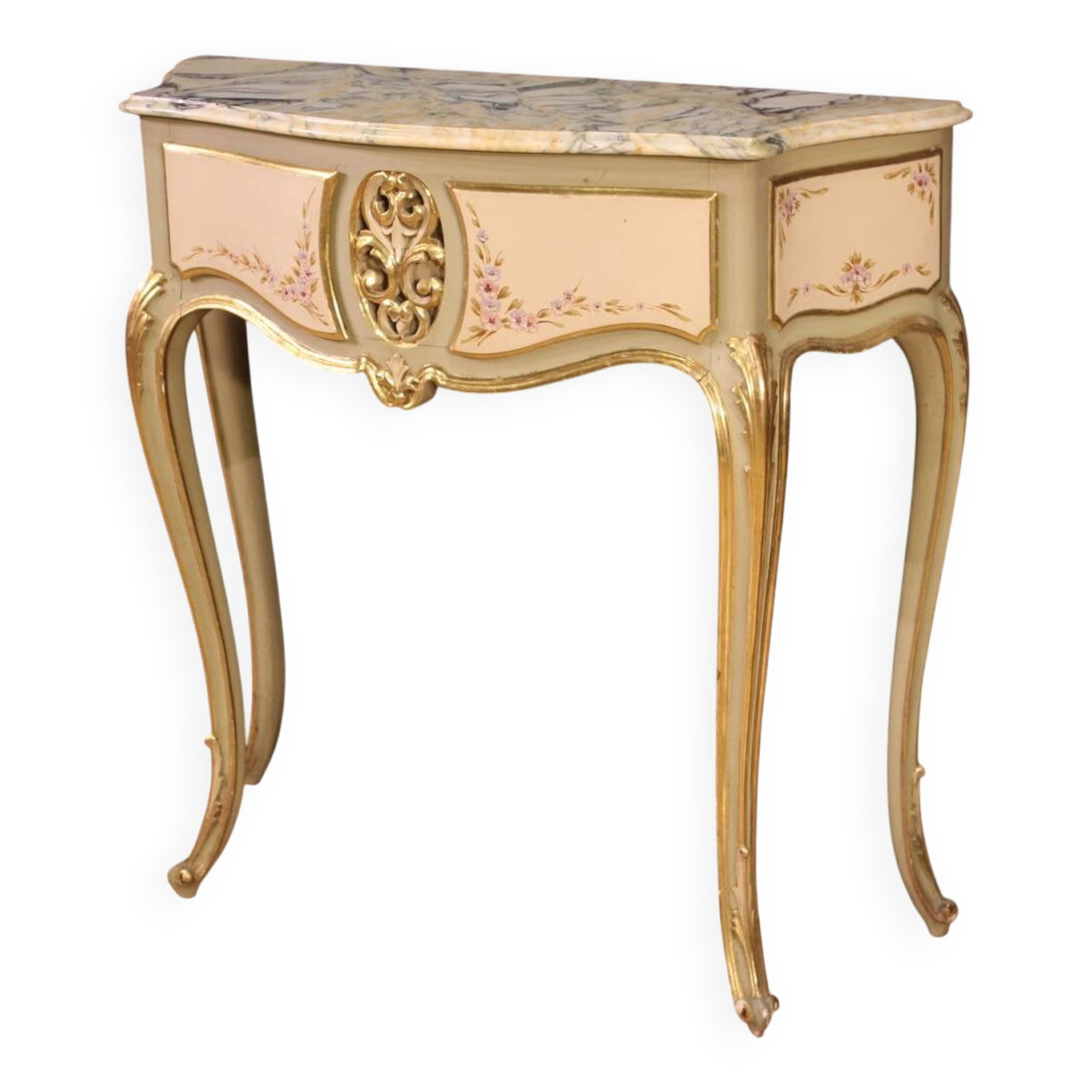 Mid-20th century Italian lacquered console table