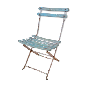 Chaise pliante ancienne pour enfant