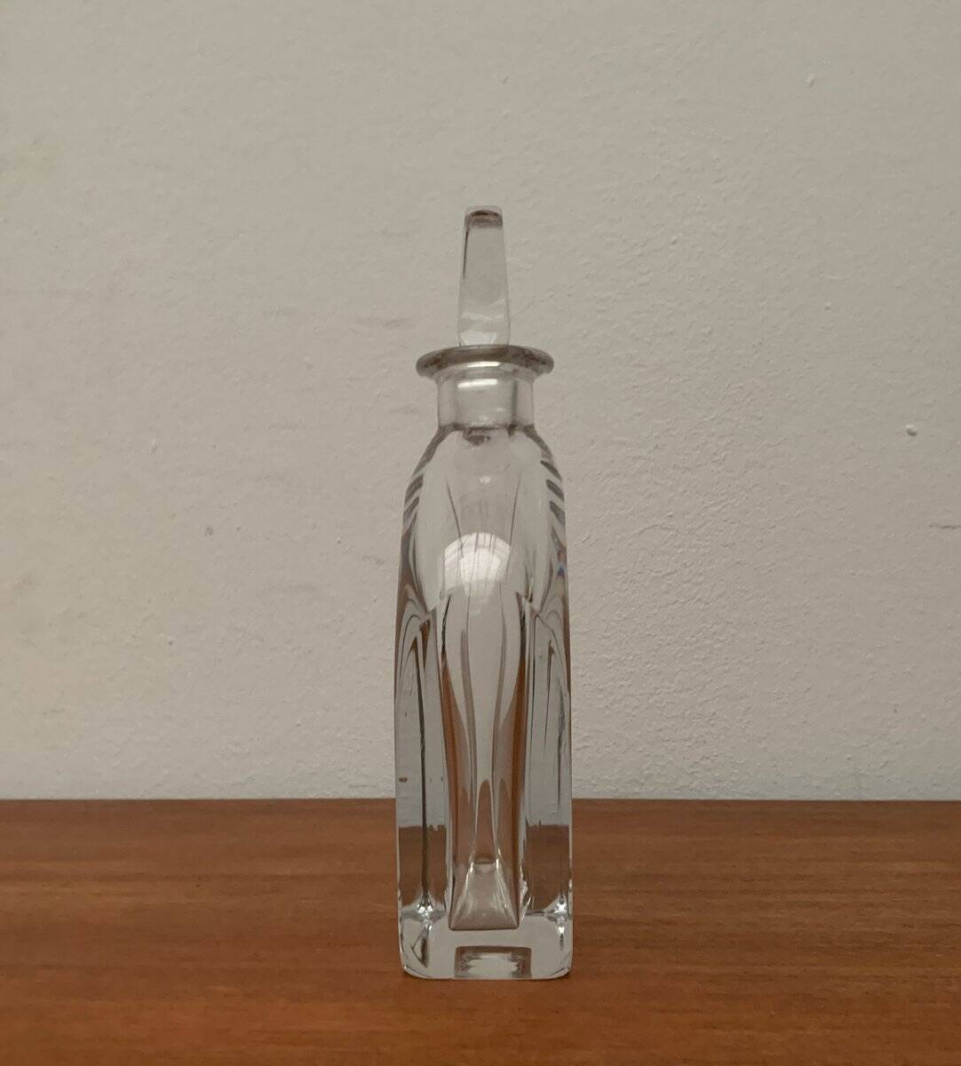 Bouteille en verre suédoise vintage d'Orrefors