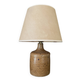 Ceramic lamp and paper lampshade