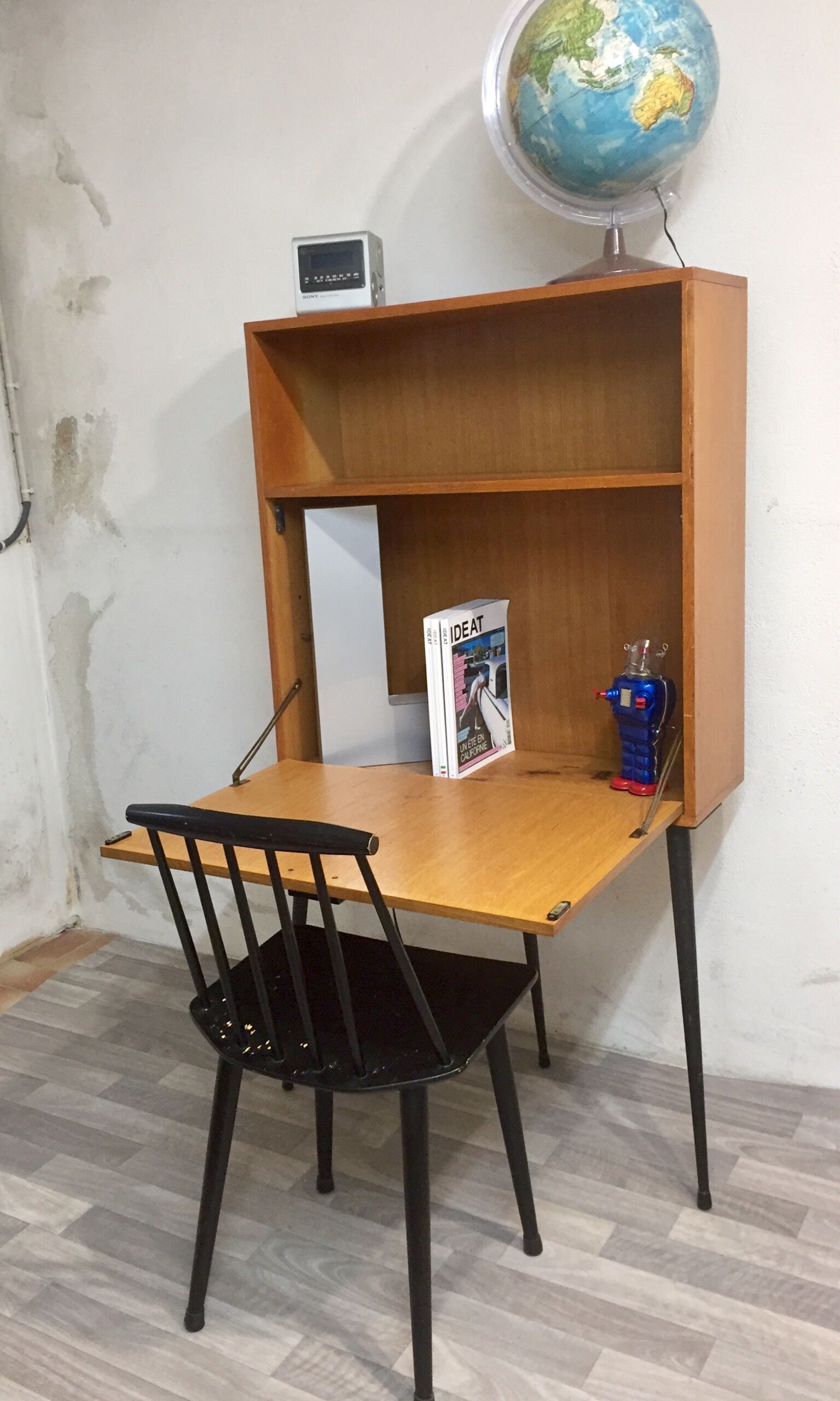 Vintage modernism 1960 Secretary