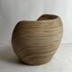 Pencil reed rattan bamboo egg pod chair