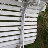 Old cast iron garden bench