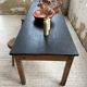 Table de ferme pin noire 250 cm