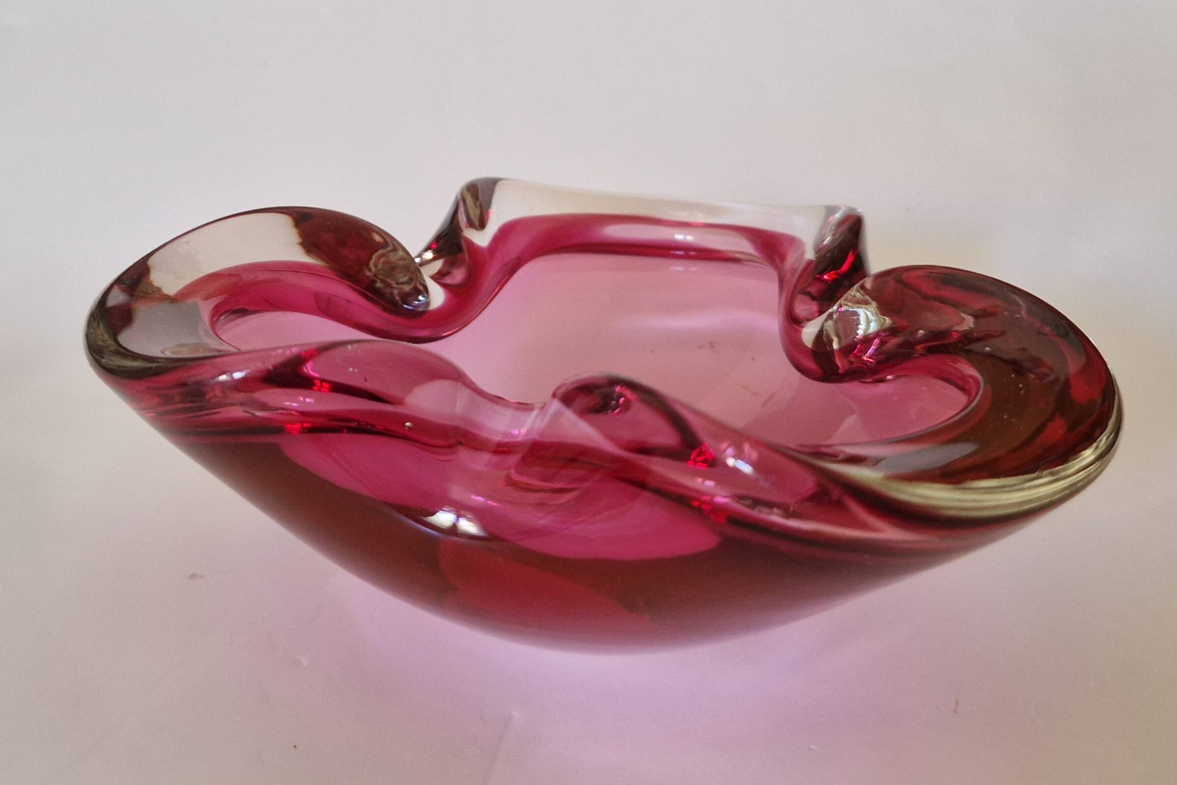 Ashtray or pocket emptier Murano by Flavio Poli 1960