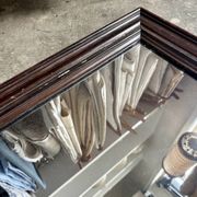 Dark wooden mirror ☐ 49.5 x 40 cm