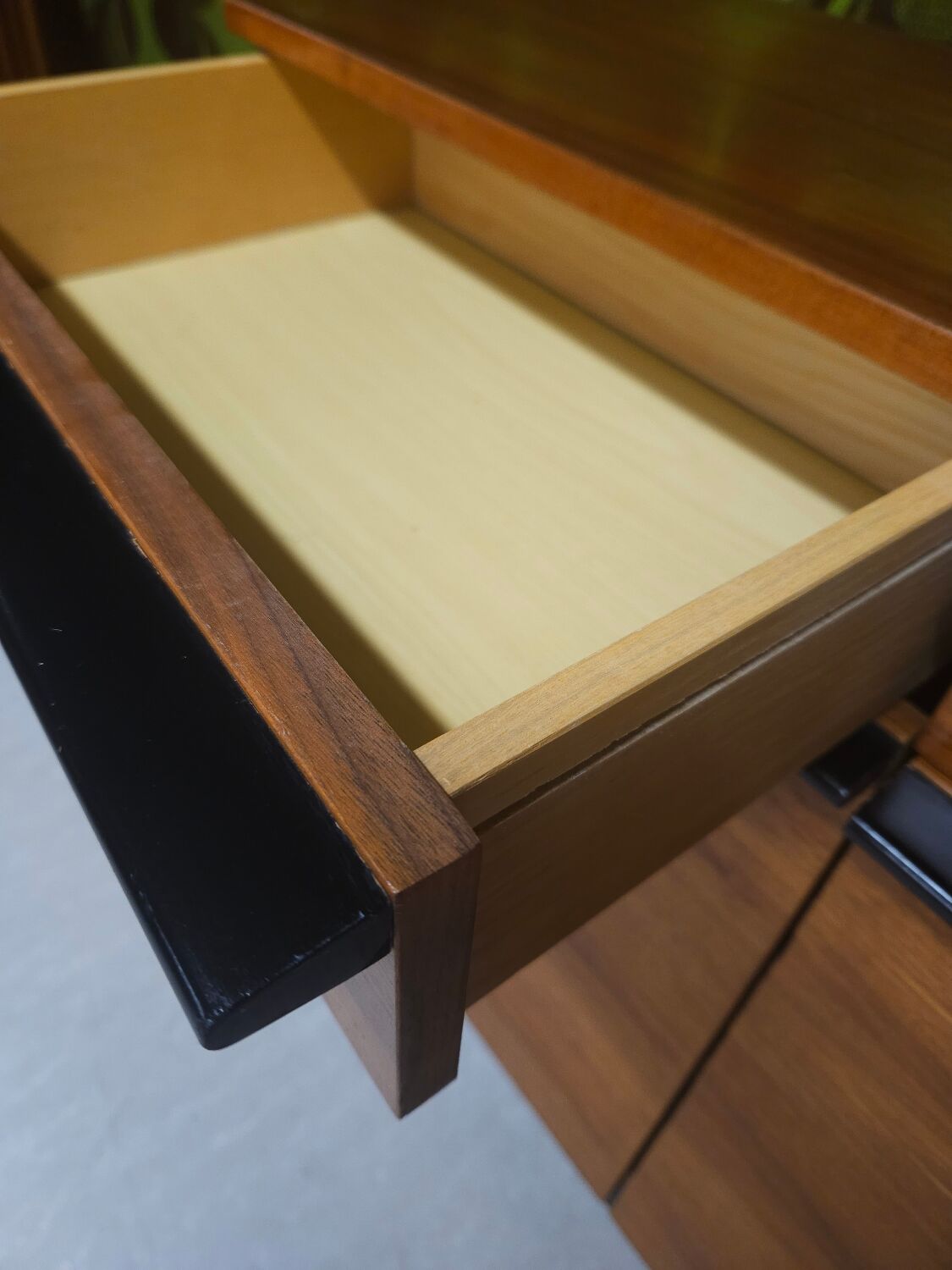 Low teak sideboard, 1970s