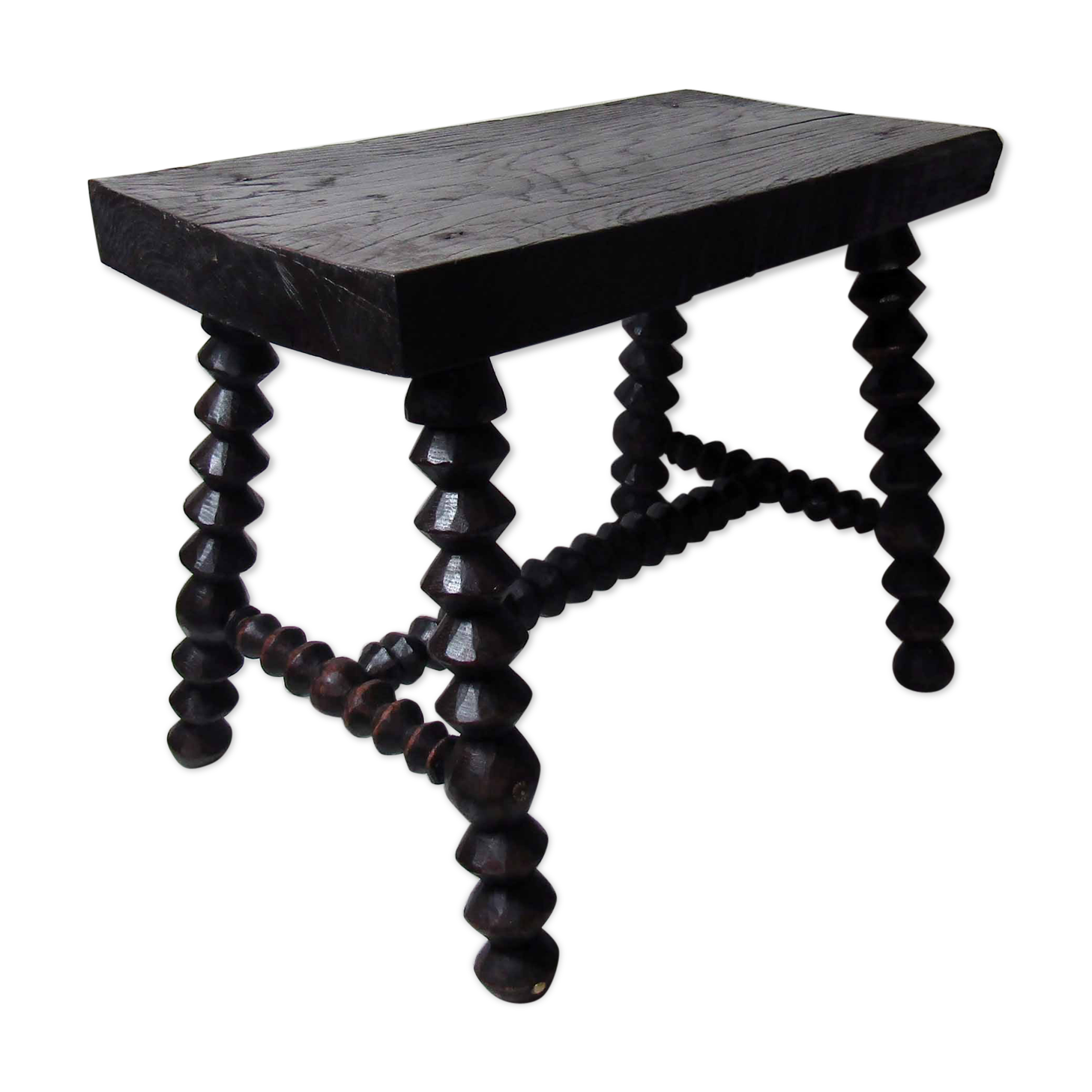 Breton folk art stool