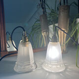 Pair of vintage walkable lamps