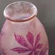 SUPERB GLASS PASTE VASE SIGNED LEGRAS RUBY SERIES