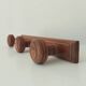 Rustic vintage wall coat rack