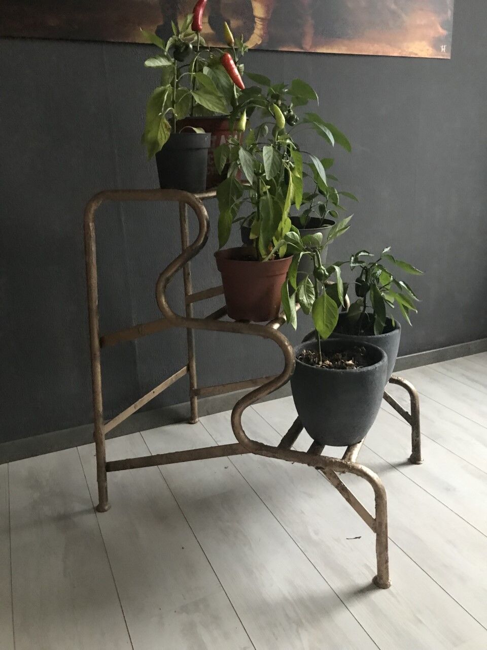 Vintage Staircase Gold Iron