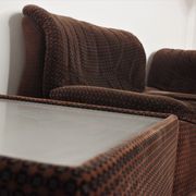 Armchairs Emmetre with Table by Guido Fareschini for Mariani, 1970s, Set of 4