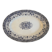 Plat  ovale Jules Vieillard Bordeaux – modèle Louis XV – XIXe