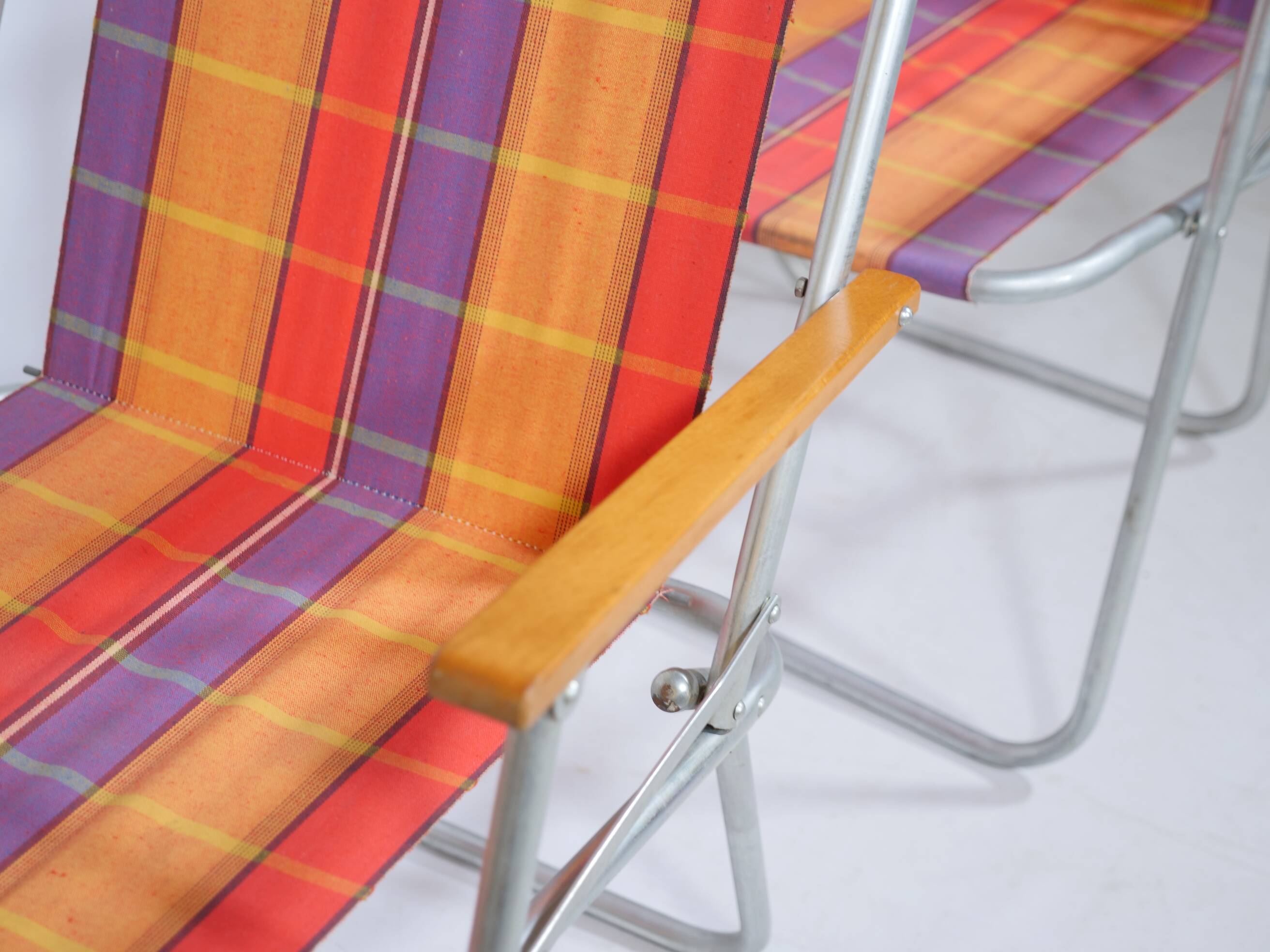 1960s Vintage Folding Camping Chairs