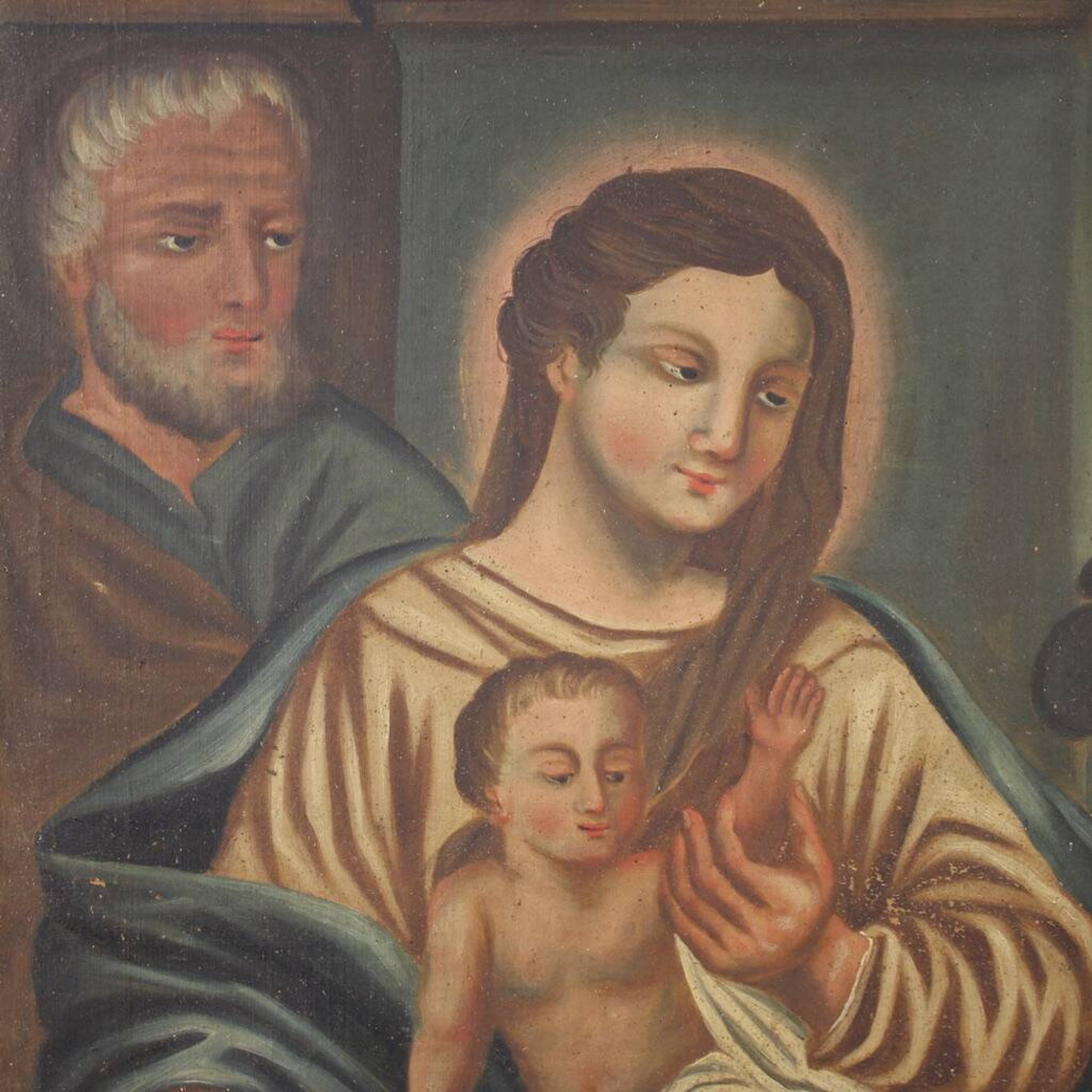 19th century Spanish painting Adoration of the Magi