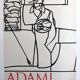 Lithograph poster by Valerio Adami, Galerie Maeght, 1975
