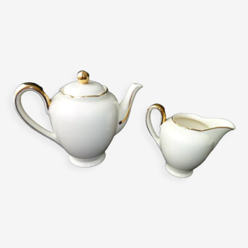 Set cafetière et pot à lait en céramique Villeroy Boch  Modèle Rhône