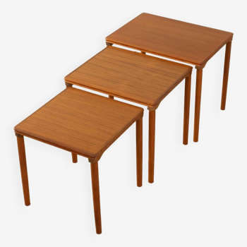 1960s nesting tables, Niels Bach