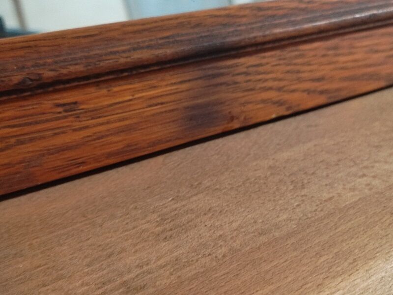 Beveled mirror solid wood molding