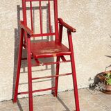 Folding high chair for children aged 2-4 years