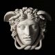 Medusa wall decoration plaster