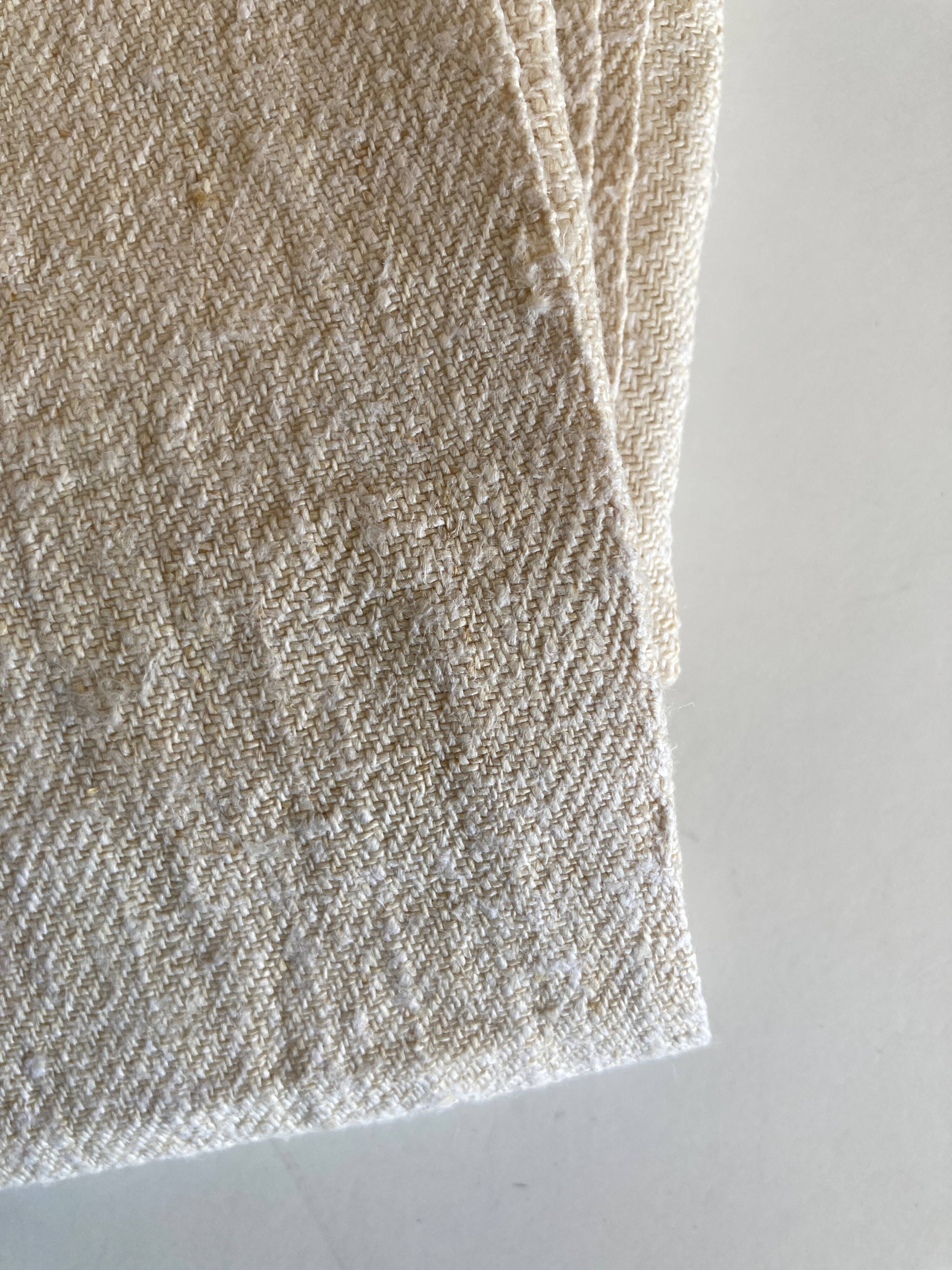 Pair of farm towels 19th reserve in raw hemp canvas