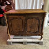 Solid oak two-door sideboard