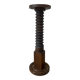Column support screw for wooden press