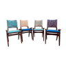 Suite of 4 Scandinavian style chairs