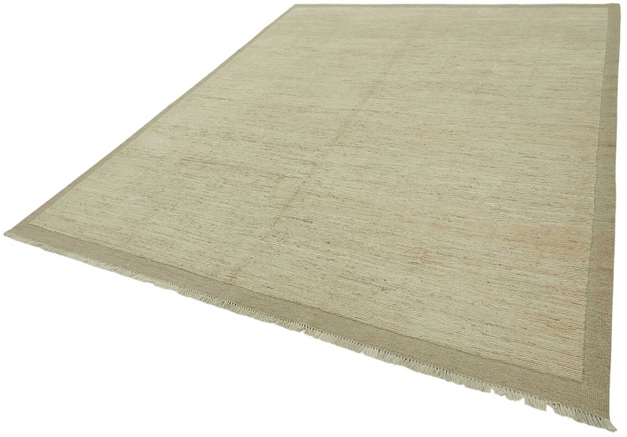 Handmade Tribal Decorative 253 cm x 310 cm Beige Wool Carpet