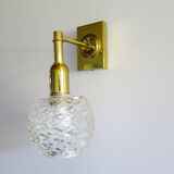Brass Wall lamp globe 70