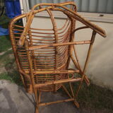 Rattan bench from the 1960s