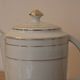 Vintage Art Deco coffee pot in Limoges porcelain by Charles Ahrenfeldt – gold trim.