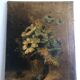 Oil on canvas 19th century bouquet of flowers
