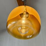 Large Murano Mazzega pendant light from the 70s