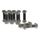 Lot of 10 Mid Century Val Saint Lambert Crystal Knife Rests